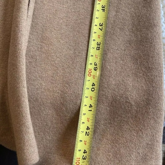 Banana Republic Duster Open Front Cardigan Sweater Capsule Wardrobe XS Tan - Picture 7 of 7